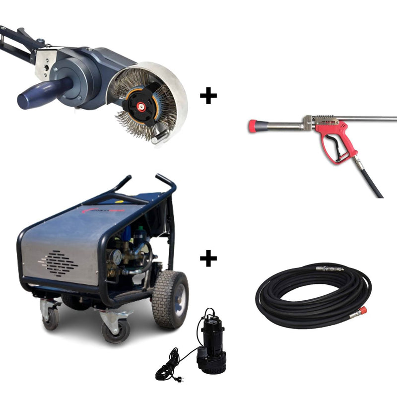 [Mixed Gas Diving 100m]  Subsea cleaning and surface prep package (Petrol)